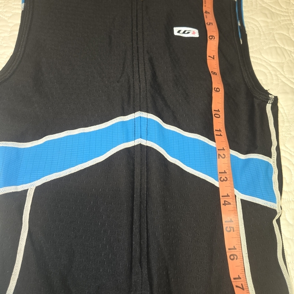 Louis Garneau Men's Triathlon Suit NWT Size Large Black White Cycling USA #206 - Picture 7 of 10